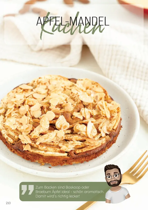 Apfel-Mandel-Kuchen aus LowCarbBenni meets Heißluftfritteusen Teil 2