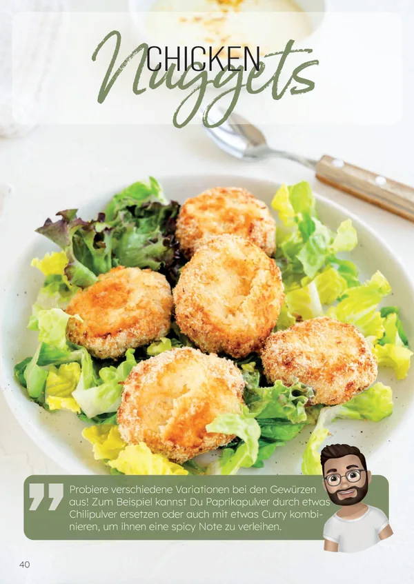 Chicken Nuggets aus LowCarbBenni meets Heißluftfritteusen Teil 1