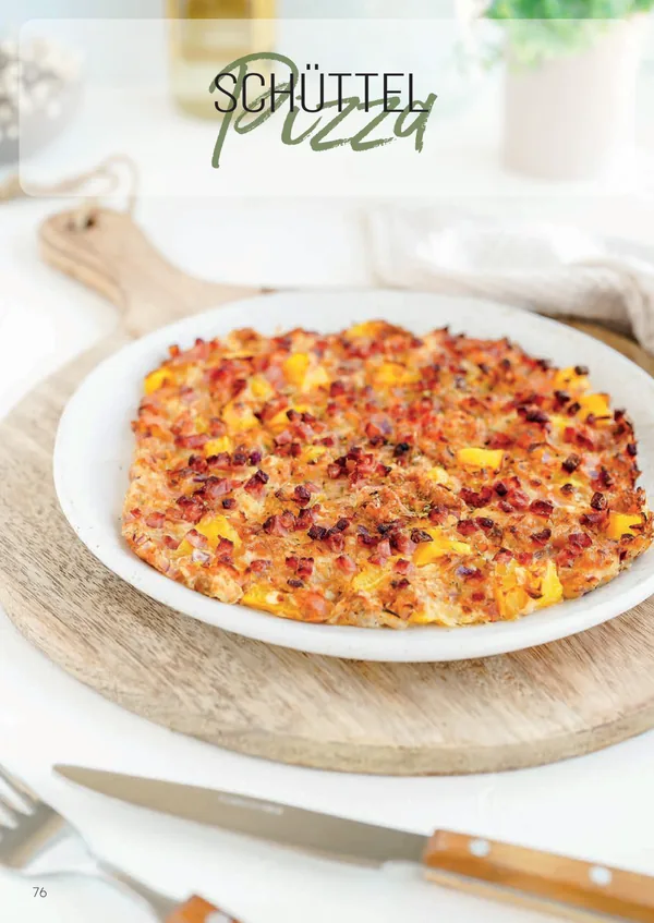 Schüttelpizza aus LowCarbBenni meets Heißluftfritteusen Teil 1