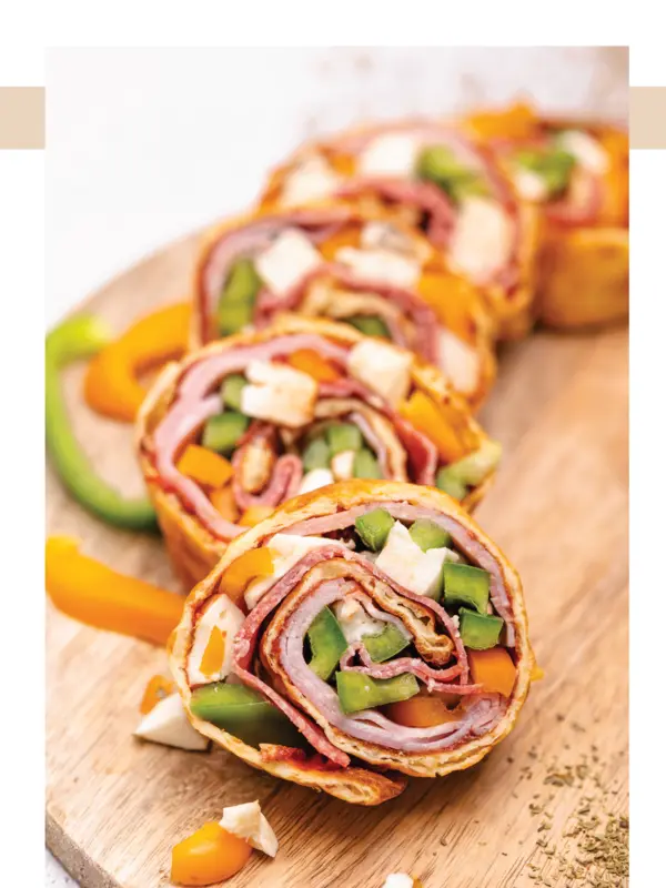 Schinken-Käse-Röllchen aus dem Küchenmaschinen-Kochbuch