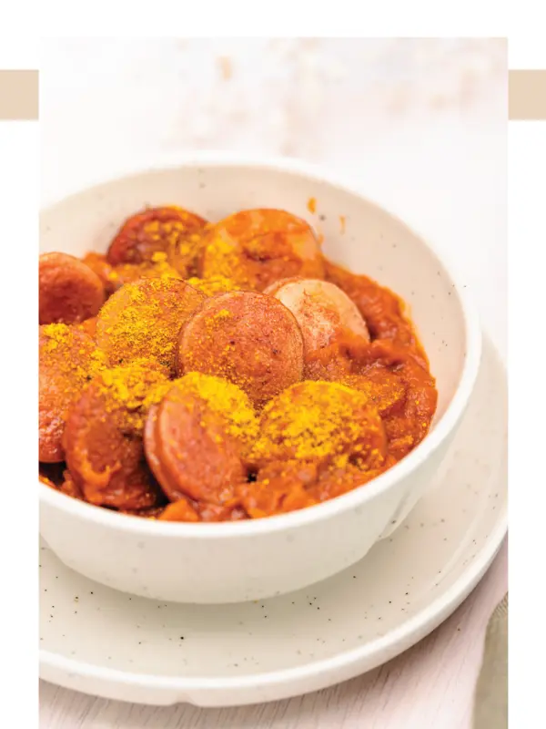 Currywurst aus dem Küchenmaschinen-Kochbuch