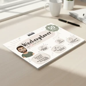 LowCarbBennis Wochenplaner - Abreißblock Test