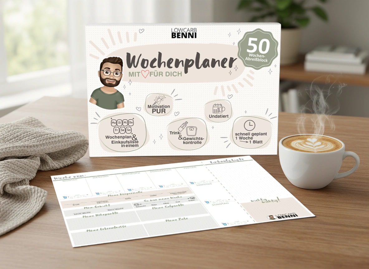 LowCarbBennis Wochenplaner - Abreißblock